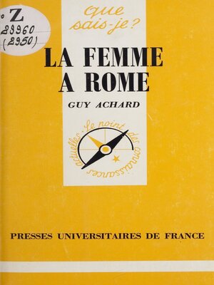 cover image of La femme à Rome